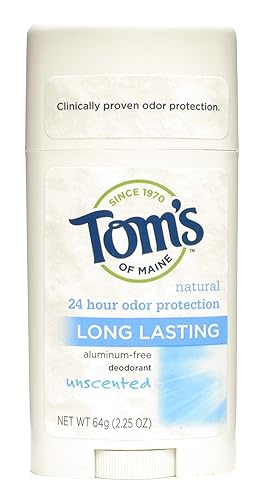 Tom's of Maine Natural Care - Desodorante en barra sin perfume, 2.25 onzas (paquete de 12) 12