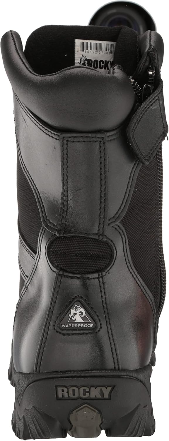 ROCKY Men's Alpha Force Zipper Waterproof Public Service Boots - Image 3