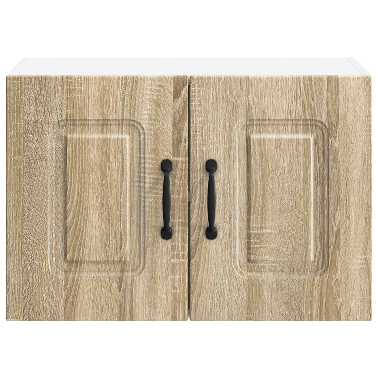 Front do zmywarki Kalmar zestaw 2 szt. dąb sonoma materiał drewnopochodny 60 x 31 x 40 cm szafka kuchenna z drzwiami i półkami do przechowywania w kuchni