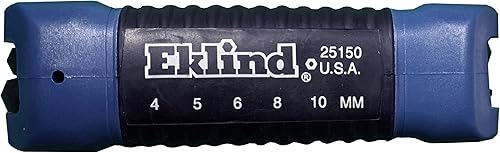 Miniatura 2 de EKLIND - Juego de llaves plegables, 5 unidades, hexagonal TR de 0.157 in a 0.394 in