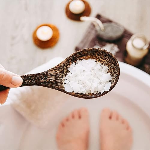 Miniatura 6 de Sales de baño de escamas de magnesio del Mar Muerto, alternativa superior a la sal de Epsom, suplementos minerales de primera calidad para alivio