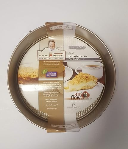 David Burke Molde desmontable de 9" acero de color bronce