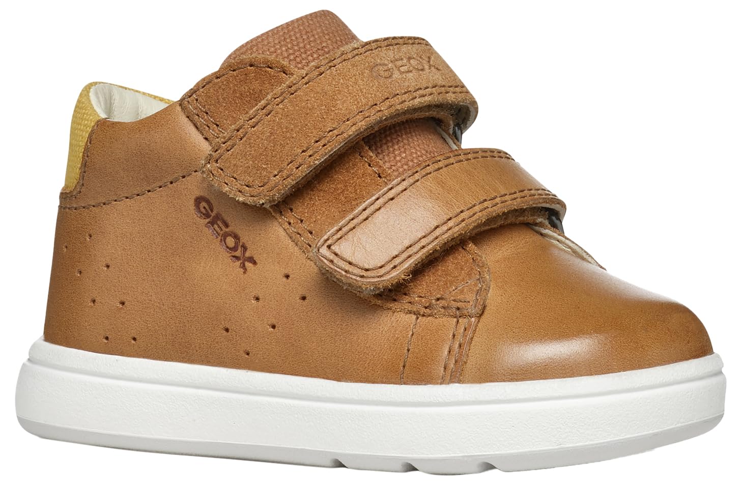 Geox B BIGLIA BOY D Sneaker, Caramel Ochre, 8.5 UK Child