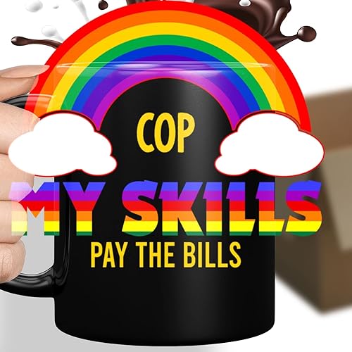 Cops-Themed Gift For Friends, Perfect Birthday Present For Family Member - Cop Skills, Funny Quote On 11oz Ceramic Coffee Mug