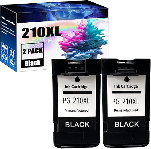 PG-210XL CL-211XL - Cartuchos de tinta de repuesto para Canon Ink 210 211 XL para trabajar con PG210 PG-210 CL211 CL-211 para usar con combo IP2700