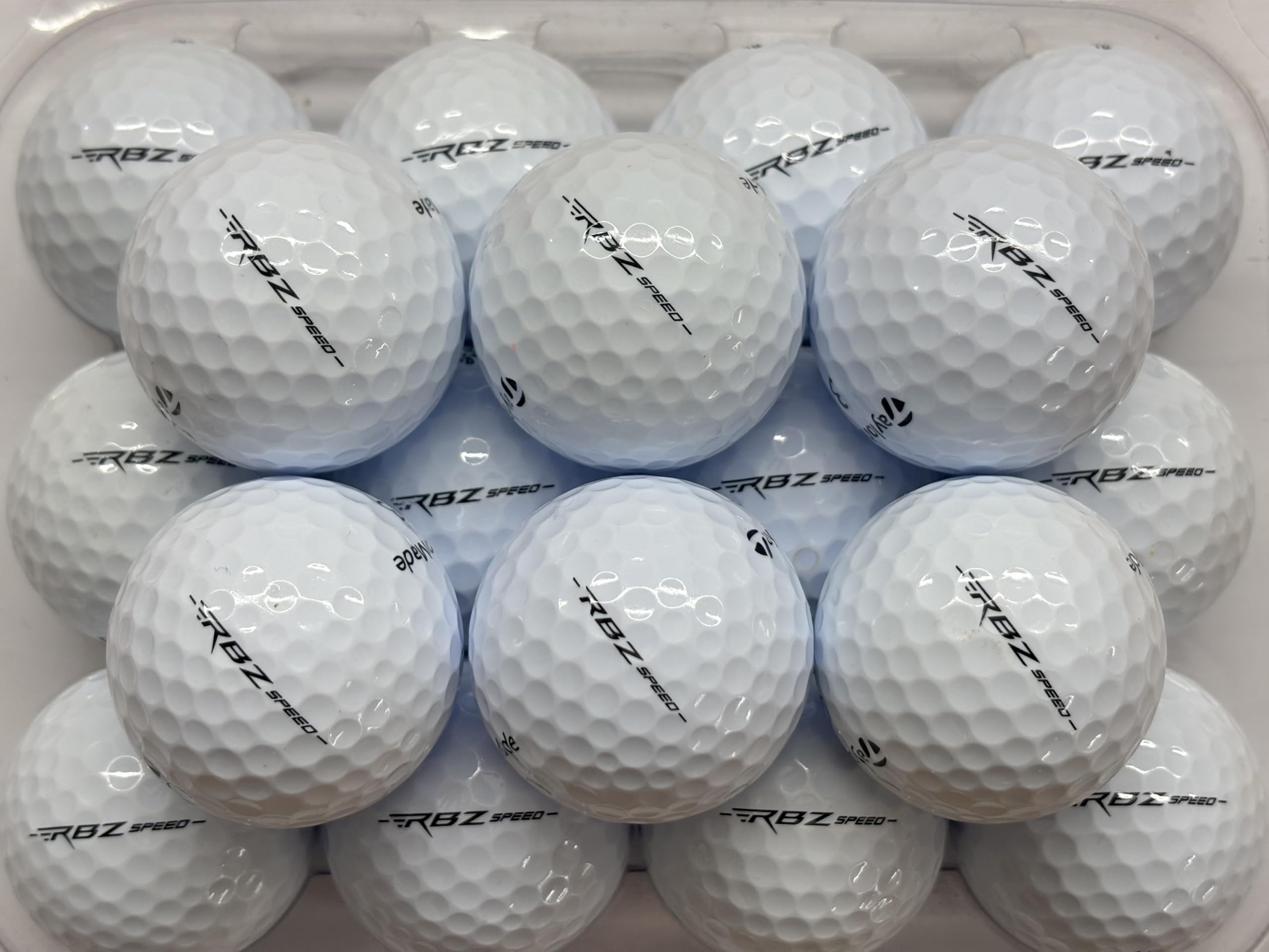 TaylorMade RBZ Speed Golfbälle (gebrauchte Lakeballs), Golf Zubehör, 24 Stück