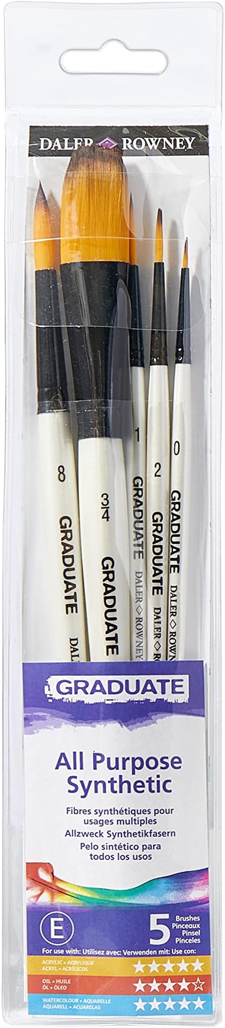 GRAD SYNTH WC LAND 5 BRUSH SET