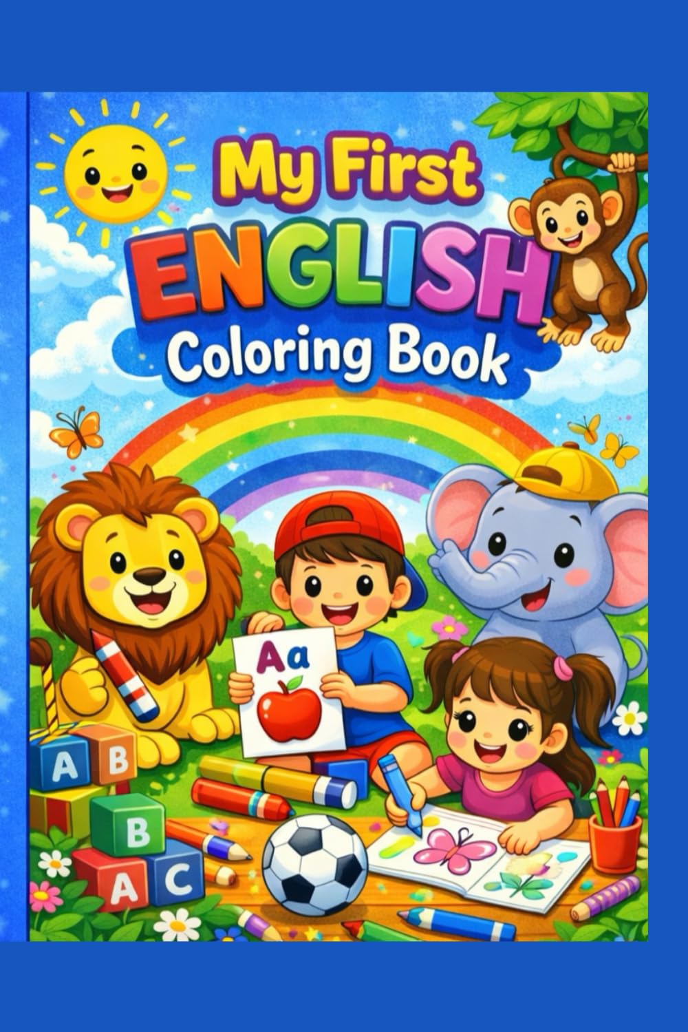 My First English Coloring Book