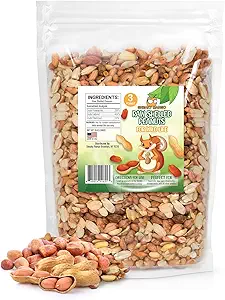 Premium Quality Raw Out of Shell Peanuts - 3 Pound - Shelled Peanuts for Birds – Wildlife Quality - Food for Squirrels, Deer, Birds, and Other Wildlife Animals – Grown in The USA