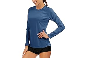 UPF 50+ Long Sleeve Dry Fit Shirts for Women - Sun Protection for Outdoor Activities