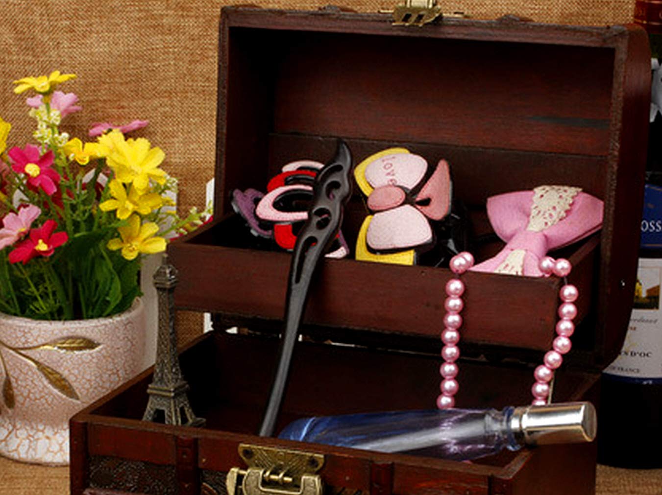 Amazon｜Anberotta コスメ メイクボックス ジュエリーボックス 小物