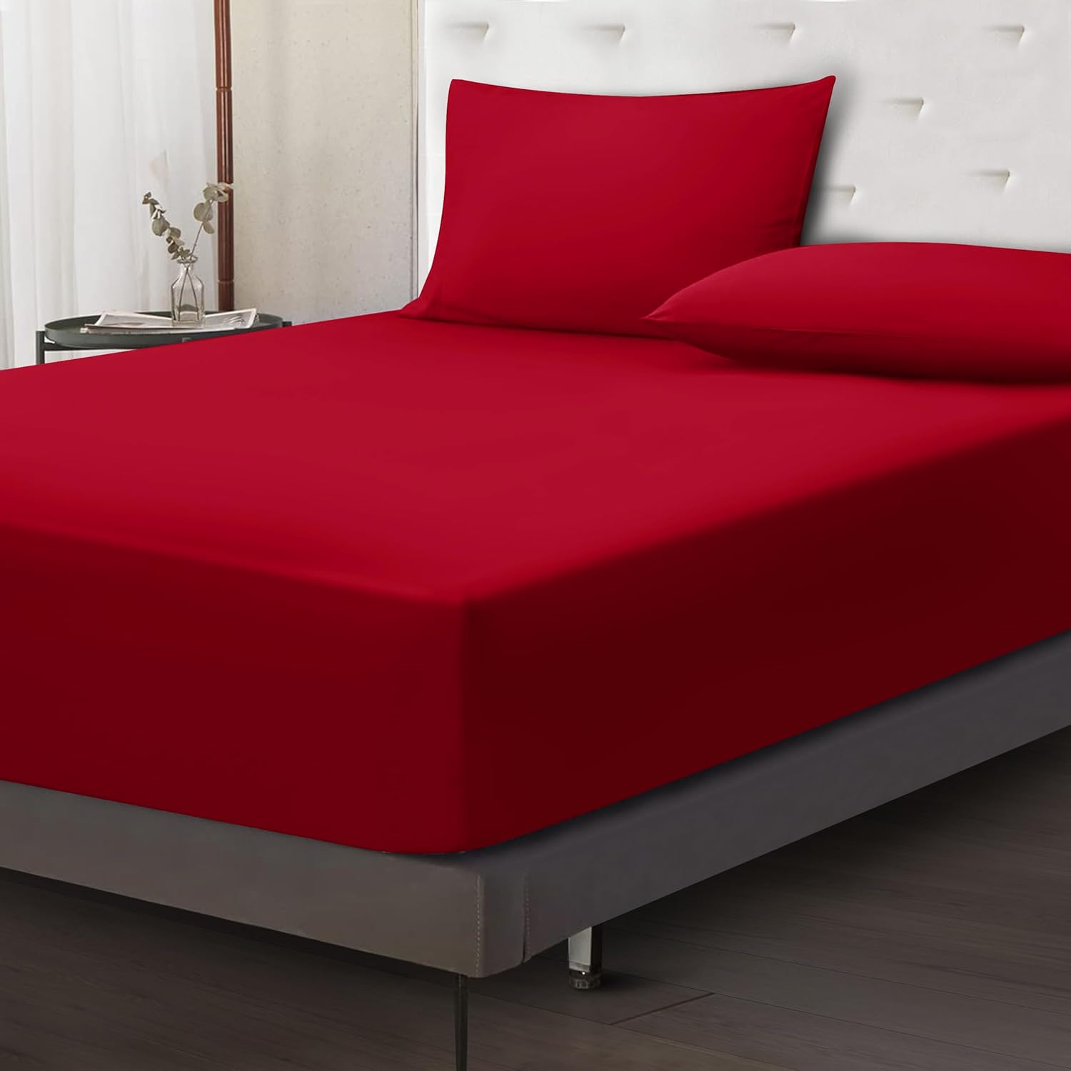 Moonlight Bedding Fitted Sheet 40 Cm Extra Deep Pocket Bed Sheets 16