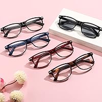 Vista 58 de 1/2/4/5 Pack Computer Reading Glasses Blue Light Blocking Readers Spring Hinge for Women Men