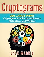 Algopix Similar Product 12 - Cryptograms 200 LARGE PRINT Cryptogram