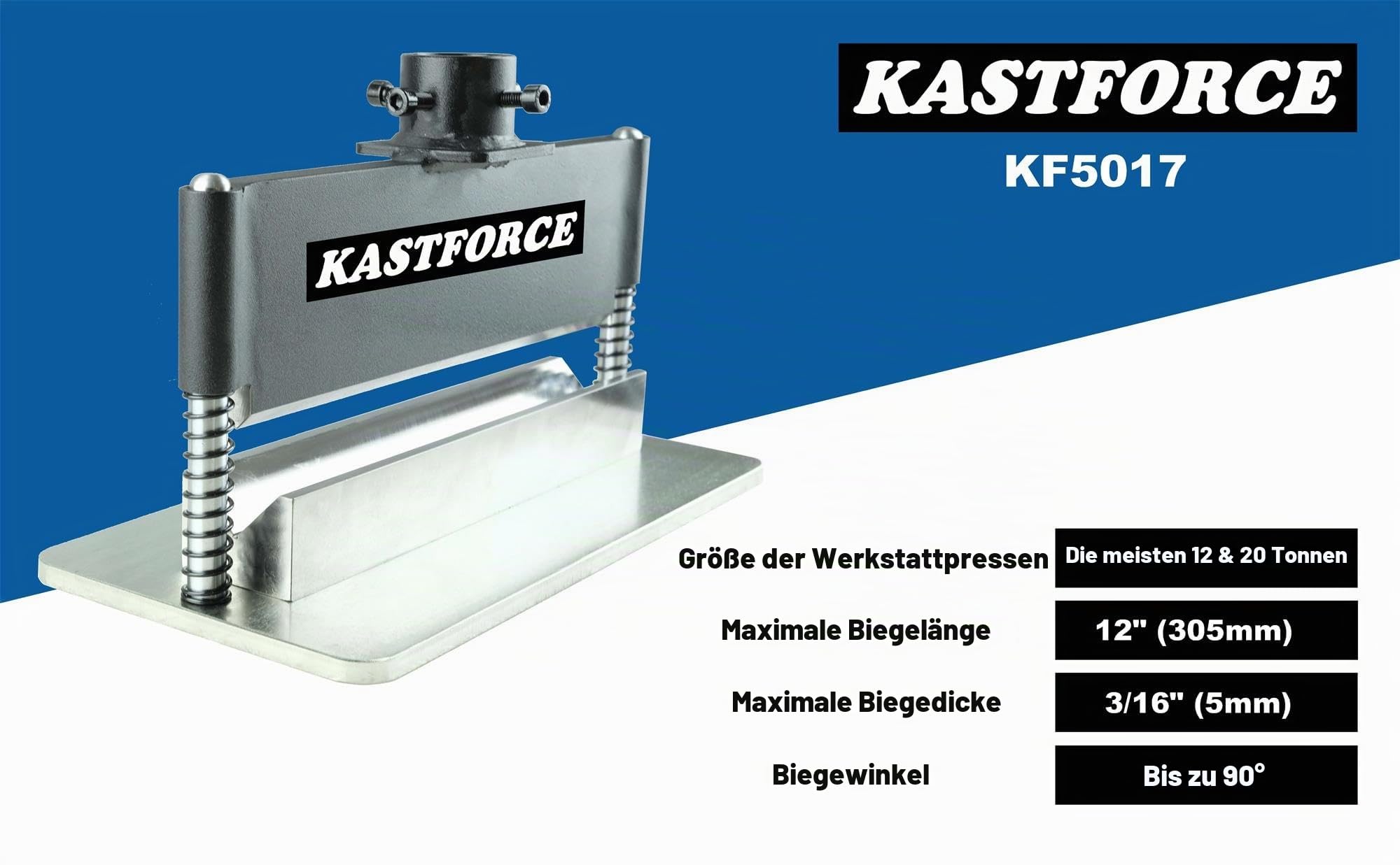 KF5017 Abkantpresse, Befestigung an den meisten Standard-hydraulischen Ladenpressen, Metallbiegemaschinen, 12 bis 20 Tonnen, HRC35