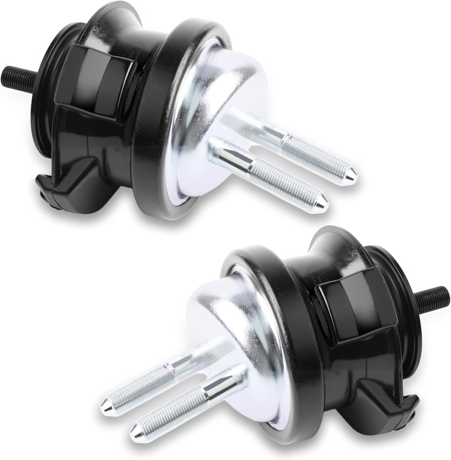 2Pcs Engine Mount Set Compatible with Honda S2000 AP1 2.0L 2000-2003 & AP2 2.2L 2004-2009 Rubber Motor Mount Assembly Replacement for 50810-S2A-003 EM-5786