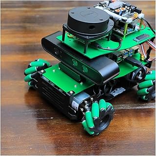 ZIBOXI Rosmaster-Robot Educativo X3 ROS2, Kit de automatización de Coche con Rueda Mecanum Lidar, navegación de mapeo 3D for Jetson Nano Raspberry Pi (Color : with SuperiorNANOSUB)