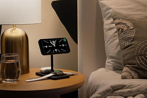 Miniatura 10 de Twelve South HiRise 3 Deluxe - Soporte de carga inalámbrico Magsafe compacto de lujo para iPhone, AirPods y Apple Watch, incluye fuente de