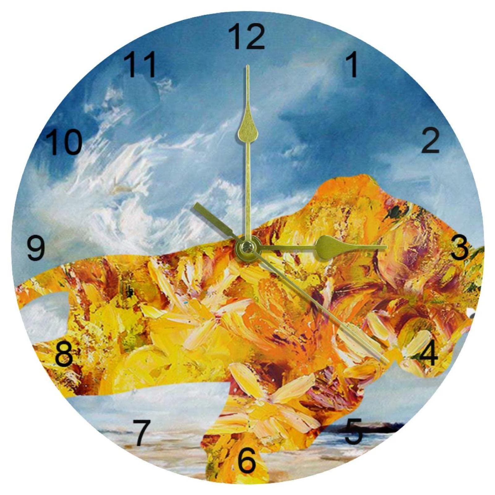 Horloge murale silencieuse pour un sommeil paisible et sans tic-tac dans la chambre