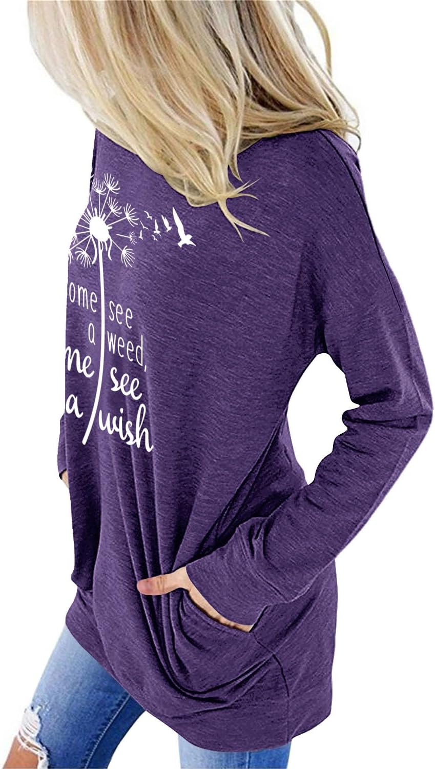 onlypuff Long Sleeve Shirts for Women Fall Fashion Tops Clothing - Image 3