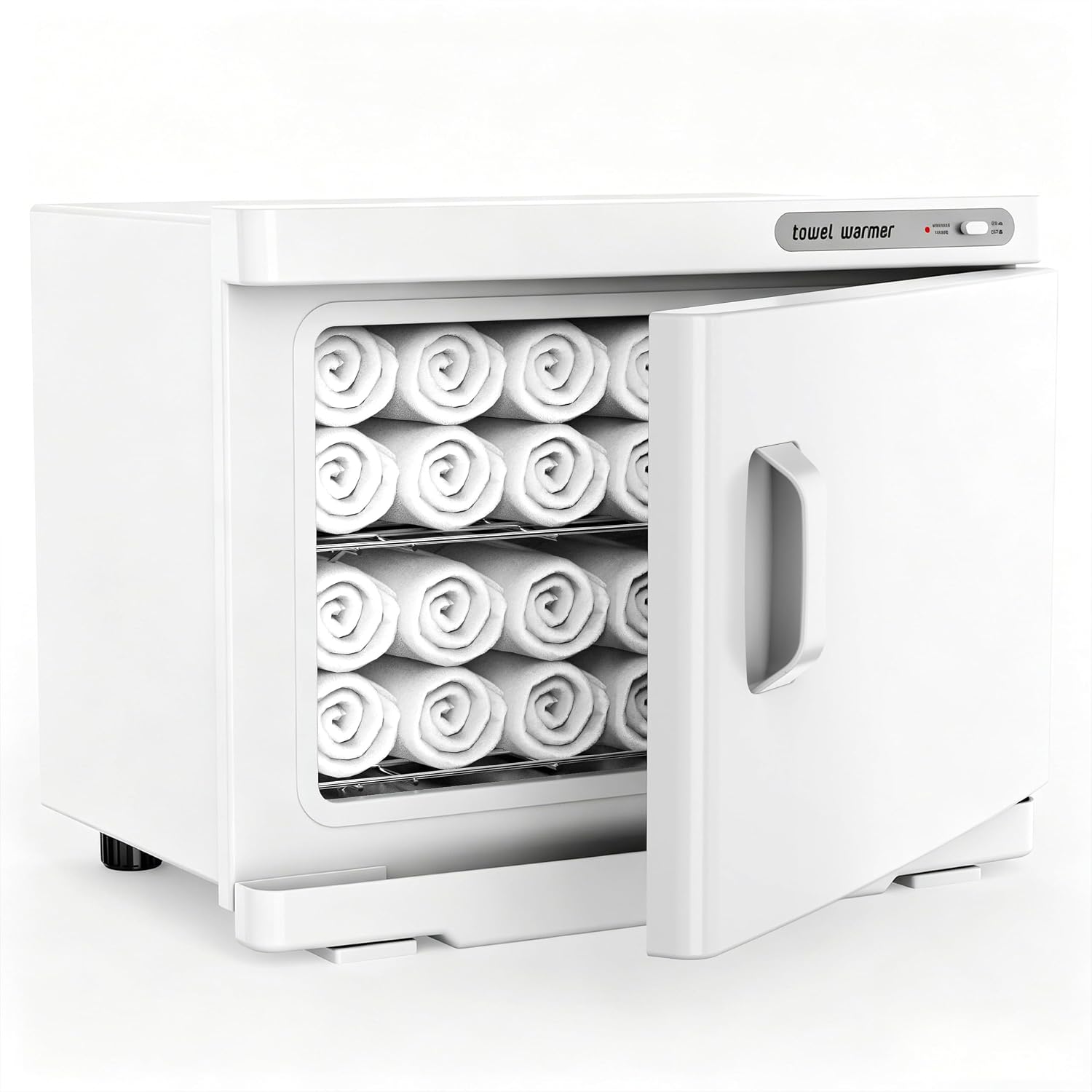 21L Towel Warmer, Large Capacity for Commercial Use, 1-2H Rapid Heating (122-131°F) for Spa, Barber Shop, Esthetician, Salon & Hotel(White)