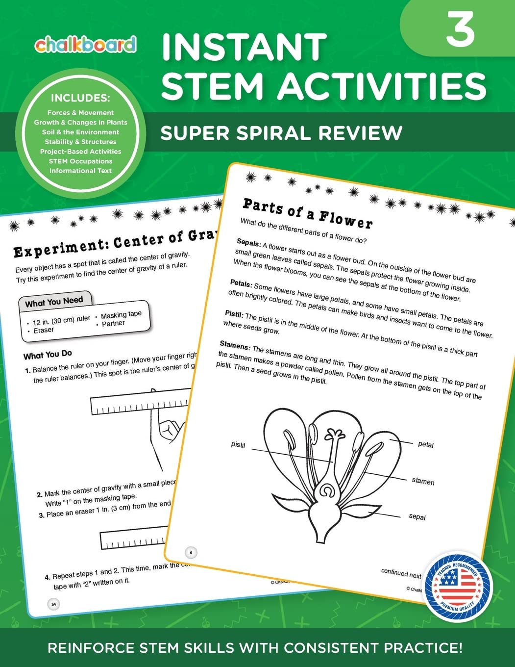 Instant STEM Activities Grade 3 (Chalkboard Publishing Workbooks)