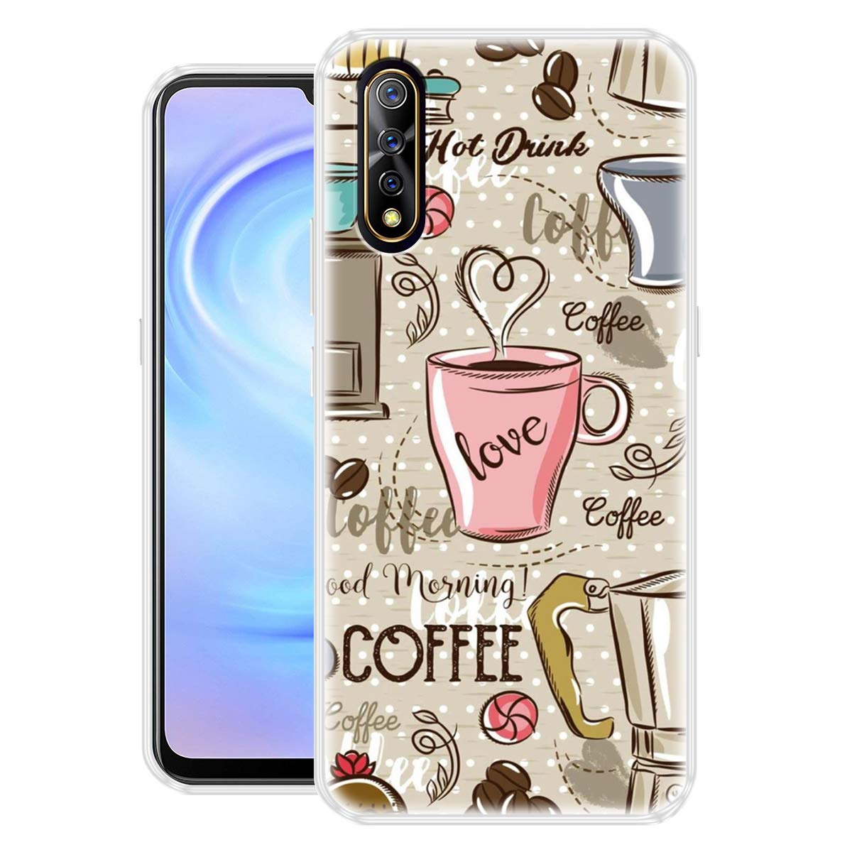 Fashionury Silicone Mobile Back Cover for Vivo S1 Printed (Soft Silicon Flexible) Multi-Coloured (B07WGZ71KR) Amazon Price History, Amazon Price Tracker