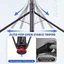 Kratos K16 70 inch / 180 CM Long Selfie Stick, Pop Up Auto Open Tripod 360° Rotatable, Long Extendable Bluetooth Mobile Tripod with 1/4" Screw for Mobile Phone Camera Gopro Vlogging YouTube Travel gallery image