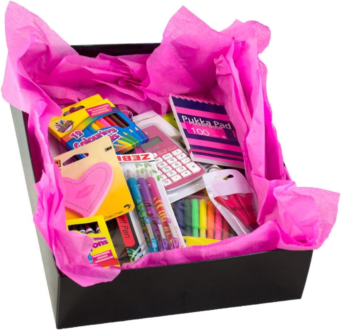 Junior childs stationery gift pack - pink or blue themed