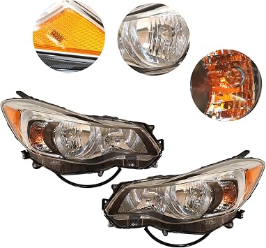 LED Headlight Assembly Compatible with 2019-2021Dodge Ram 1500,Right and Left Side Front Headlamp Replacement,Headlight Head Lamp,Clear Lens,OEM 68316082AH (Pair)