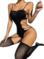 Vista 6 de SHENHE Vestido de malla para mujer, vestido de lencería tipo túnica para playa y bikini