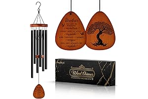 Meaningful and Healing Memorial Wind Chimes - Comforting Gift for Brother Loss