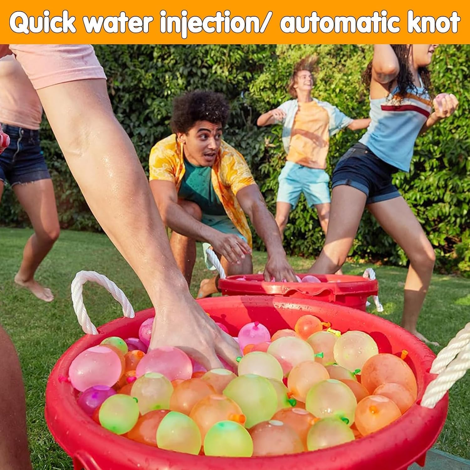 1000Pack Water Balloons, Water Balloons Quick Fill for Kids Girls Boys, Swimming Pool Outdoor Used for Water Fight Game, Summer Fun Party Toys