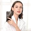 Eye-Catching and Stylish Metallized Back Design Compatible with ShineMag Series MagSafe for Minesk iPhone 15 High Quality Material Premium Hybrid Case Cover (Desert, 15)