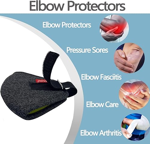 Miniatura 2 de Vogana Protectores de codo de felpa, almohada de mano ajustable para úlceras por presión, úlceras, cirugía, cojín de recuperación para ancianos,