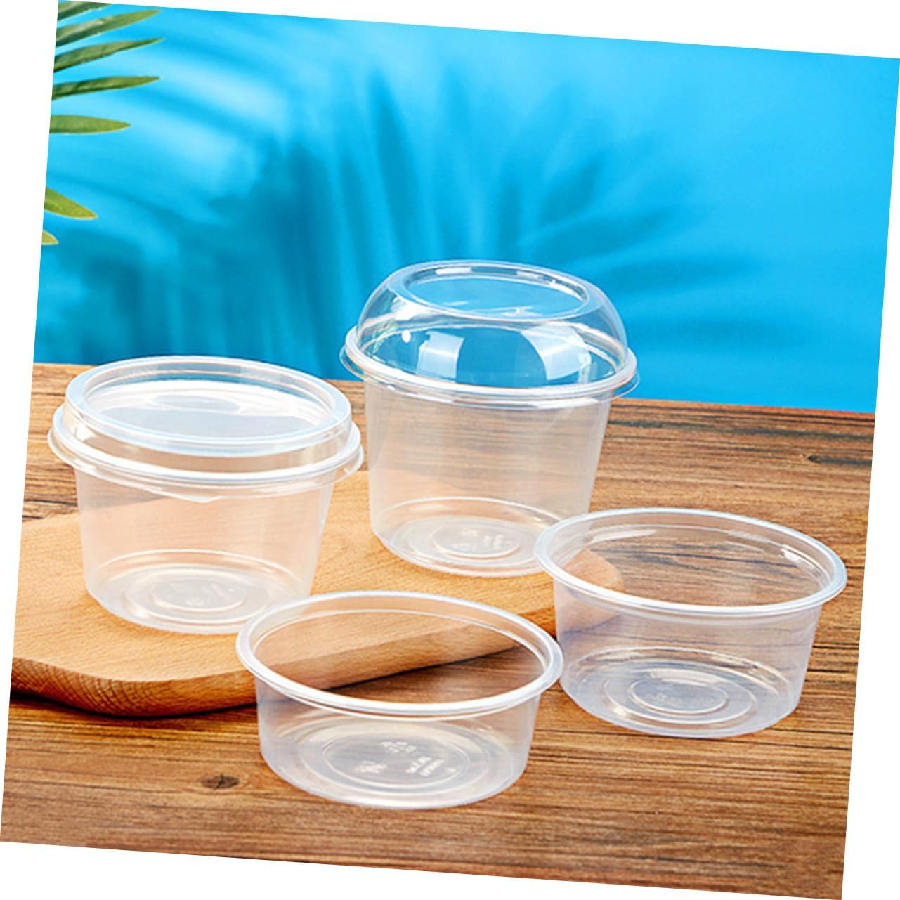 50pcs Dessert Packaging Box Lid Cupcake Carrier for Muffins Cookies and Fruits for Parties and Takeout