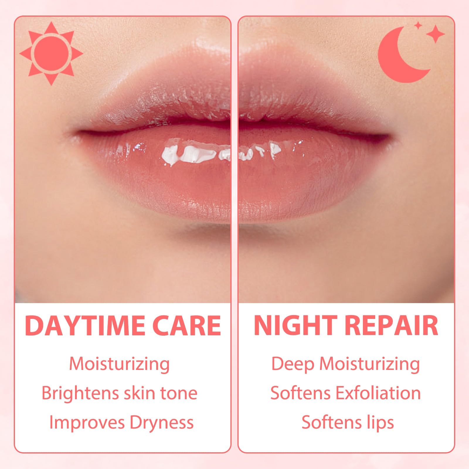 3 Pieces of Honeybalm,Bee Balm Honey Lip Balm with a Storable Lip Brush Moisturizing,Softening Lip Cuticles and Fading Lip Lines (Watermelon + Coconut + Cherry - Image 4