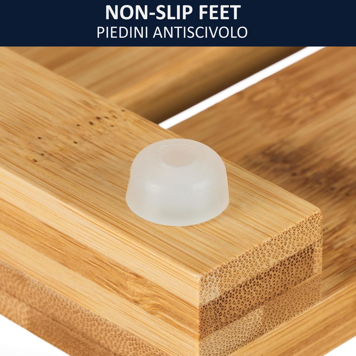 Plataforma de ducha de madera 60 x 40 cm Alfombrilla antideslizante para plato de ducha bañera piscina de interior y exterior resistente a la humedad antimoho