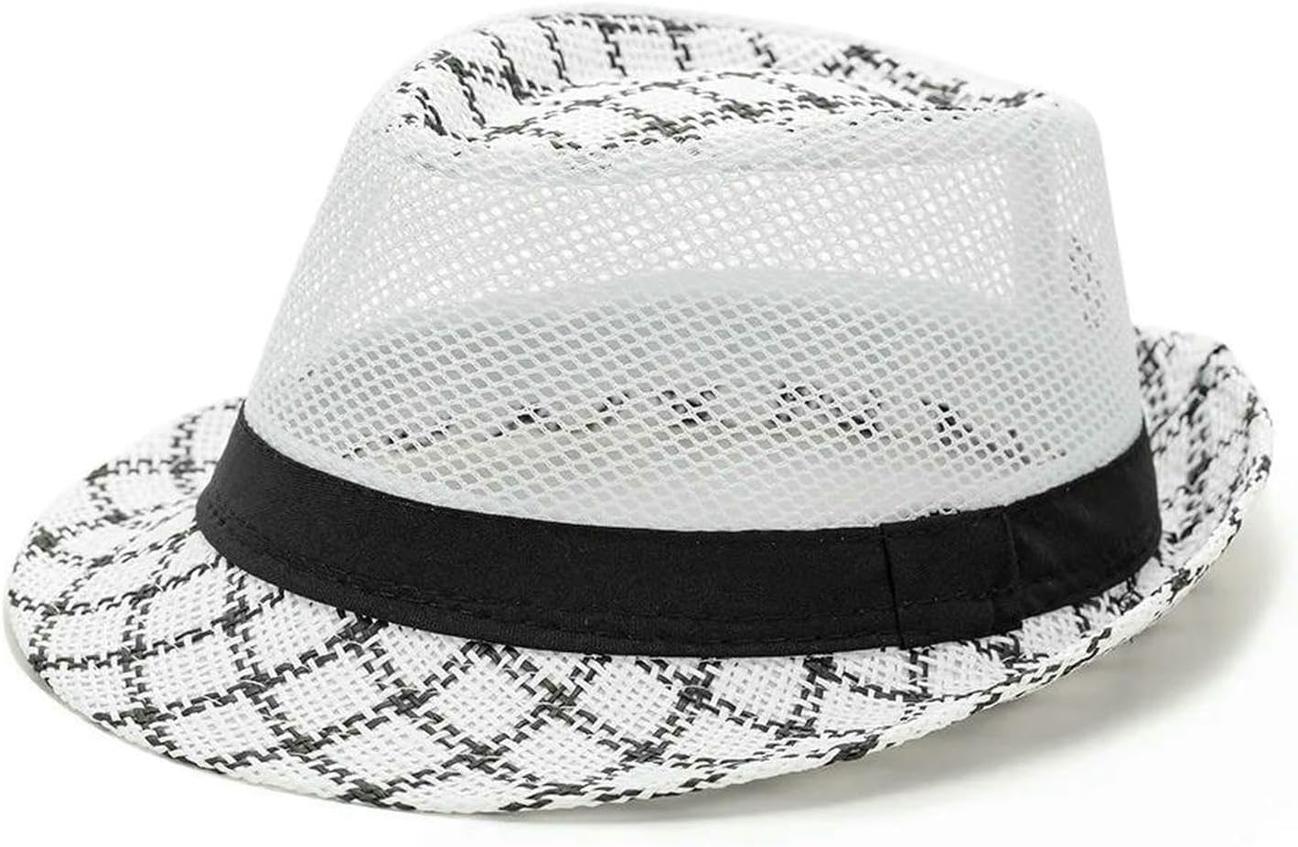 Men Spring Summer Autumn Breathable Mesh Sun Hats/Straw Hats for Beach Outdoor Vacation Travel Daily