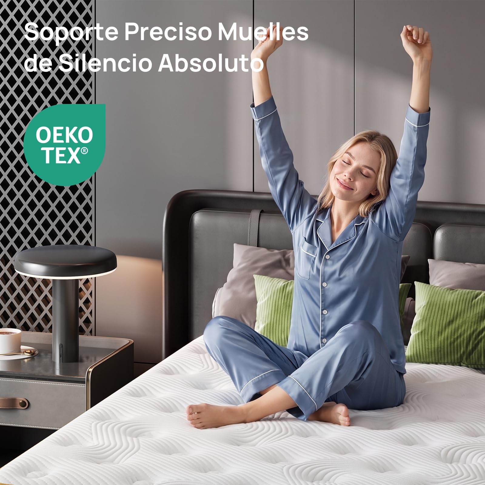 BedStory Materasso 120 x 190 cm, altezza 26 cm, materassi con molle insacchettate, rigidità media, traspirante ed ergonomico, scelta ideale per camere da letto e appartamenti