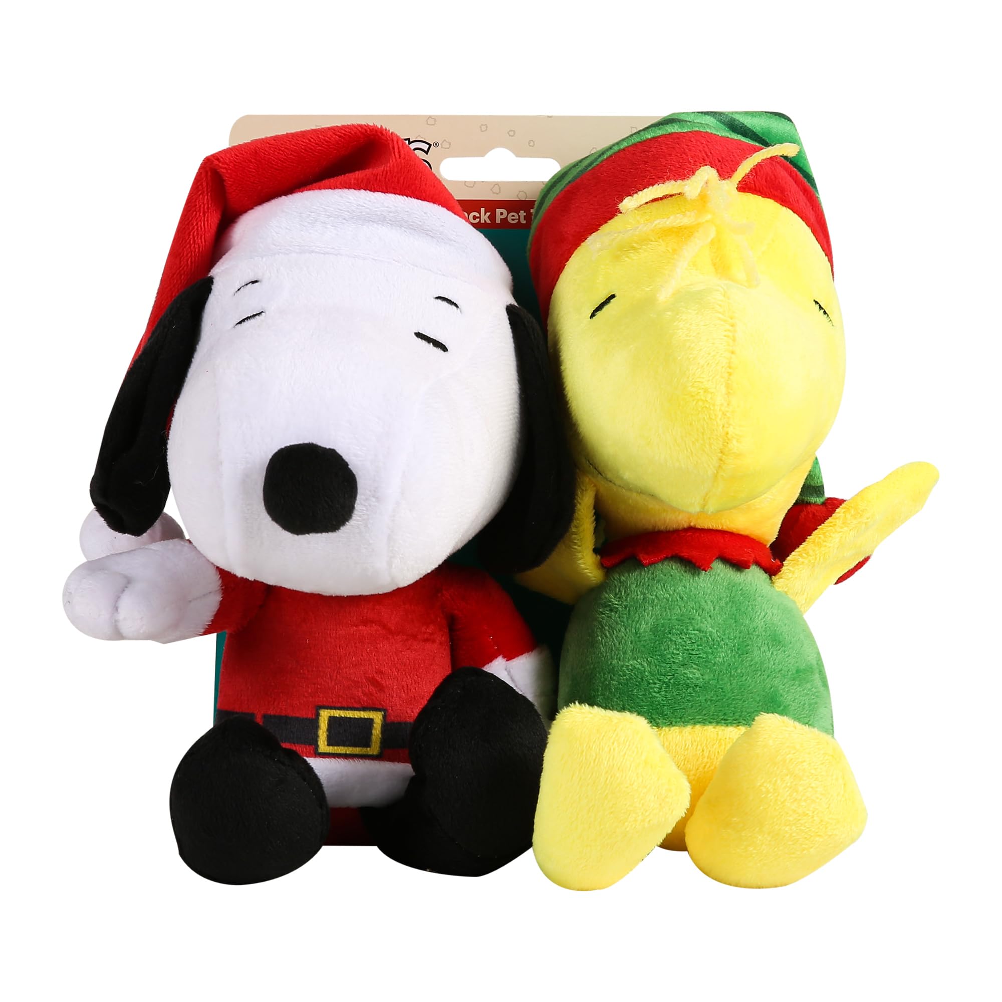 Pet Supplies : Peanuts for Pets 9 Inch Holiday Snoopy & Woodstock 