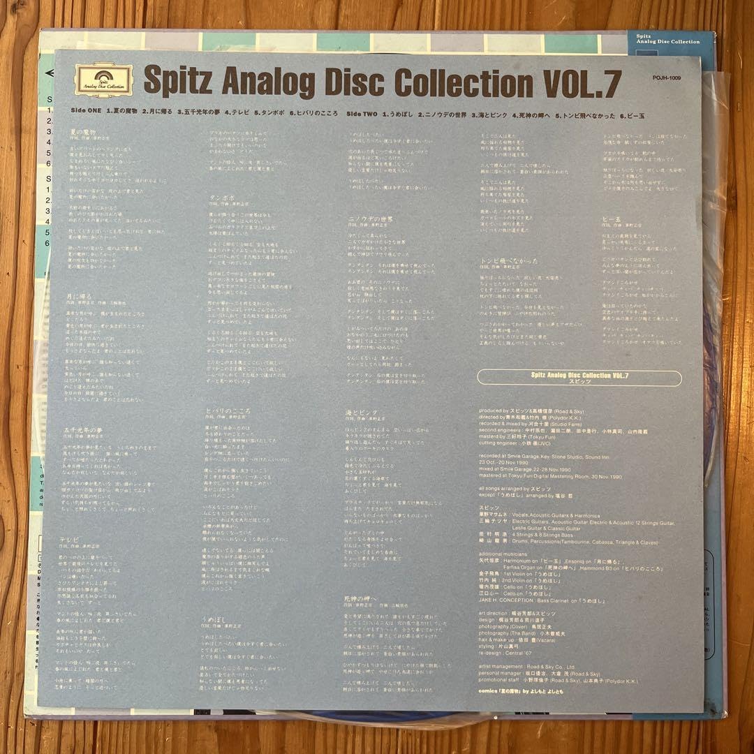 Amazon.co.jp: スピッツ1stLP 1998 ブルークリアヴィニール仕様  