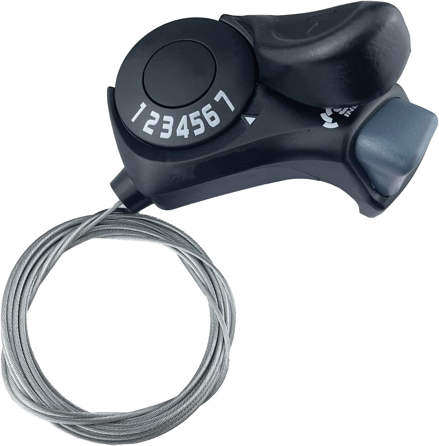 THALOUS Bicycle Gear Shift Lever SL-TX30-6R/7R/3R 3 6 7 Speed Left Right Thumb Shifter for MTB Mountain Bike