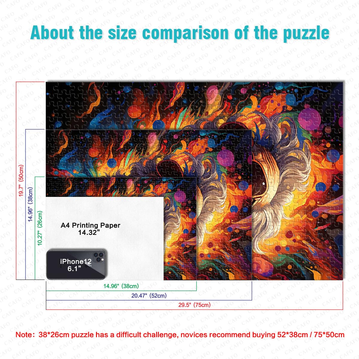 per adulti puzzle divertimento per anziani Puzzle 2000 pezzi puzzle 70 x 100 cm puzzle di carta grigia Adatto per adulti e adolescenti 14+ Puzzle Gioco pratico