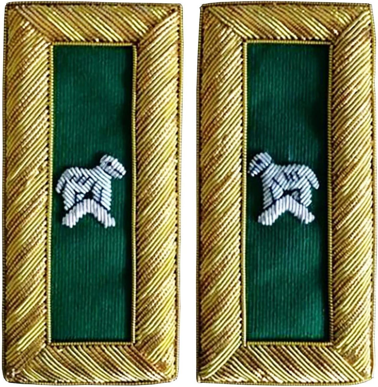 BRICKS MASONS Knights Templar Shoulder Boards - Bullion Embroidery