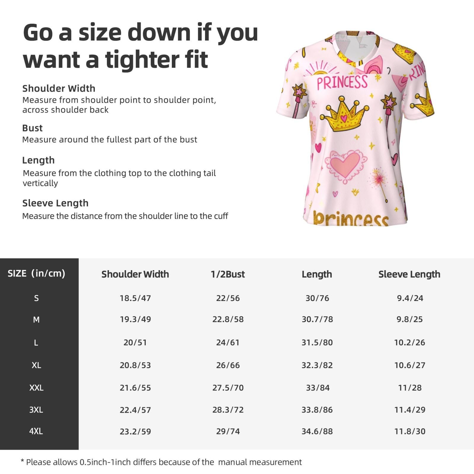 Stylish Athletic Sports Jersey Princess-Butterfly-Castle-Crown Men's Rugby Jersey Large