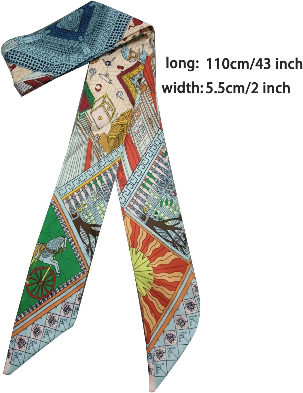 Purse Scarf for Women Bag Scarf Handbag Handle Accessory - Image 3