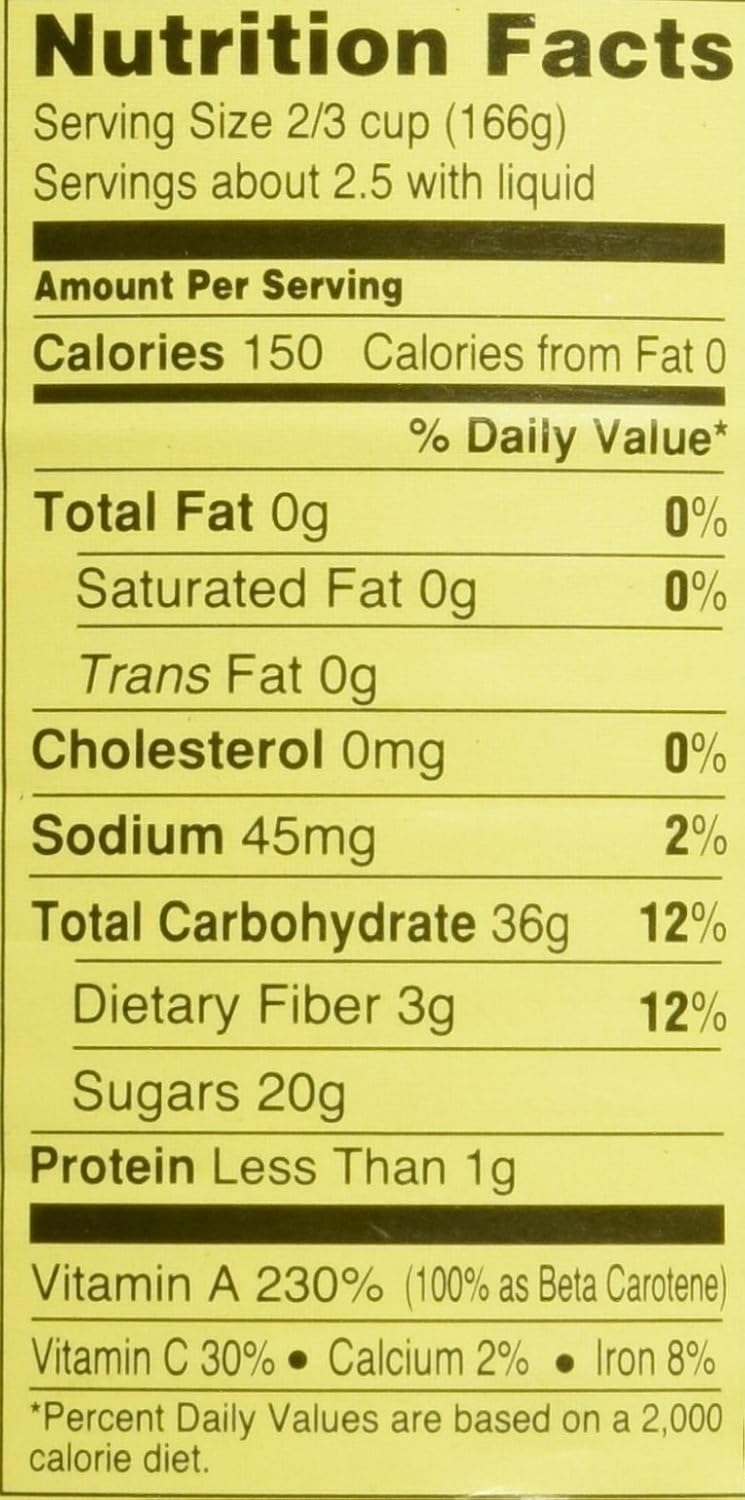 Bruce's, Yams, Cut Sweet Potatoes in Syrup, 15oz Can (Pack of 6) (Choose Can Sizes Below) (15oz Can)