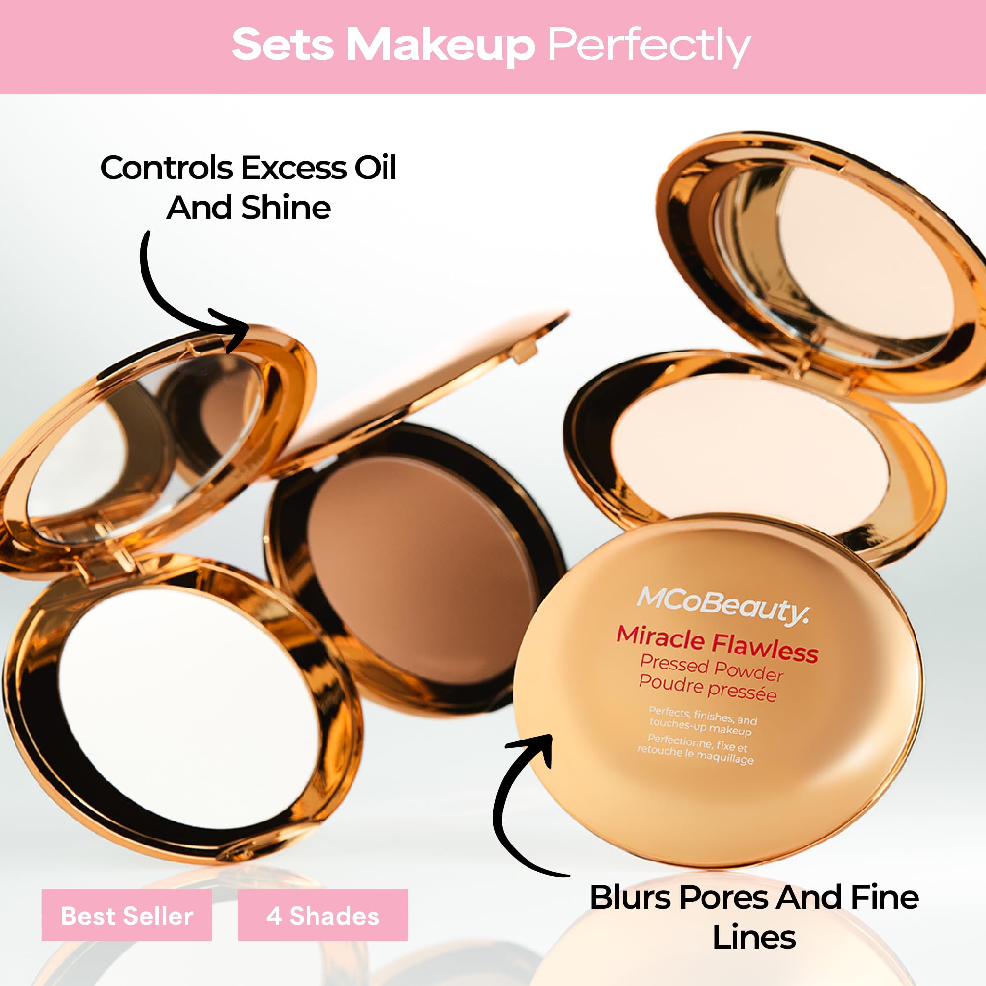 MCoBeauty Miracle Flawless Powder - Light -3 MCoBeauty Miracle Flawless Powder - Light -3