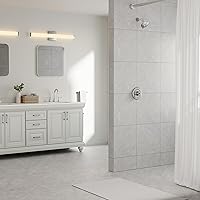 Vista 7 de T2901BN Gibson Valve Trim Kit, Brushed Nickel Shower Trim Kit Shower Lever Handle, Compatible with Moen 2510 Valve